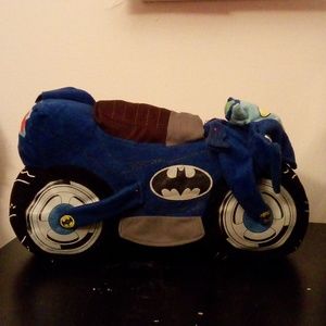 DC Comics, Batman's Batcycle Pillow.      (2 for $20)